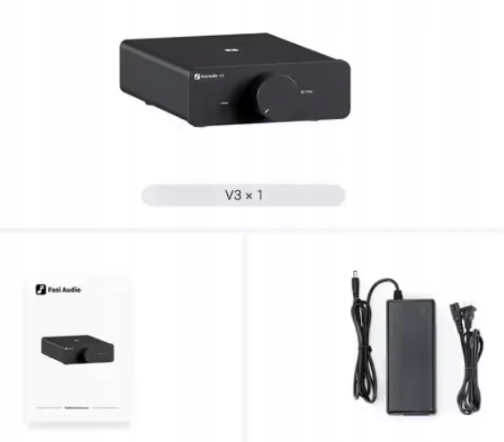 Kompletny zestaw Fosi Audio V3 Mono z zasilaczem